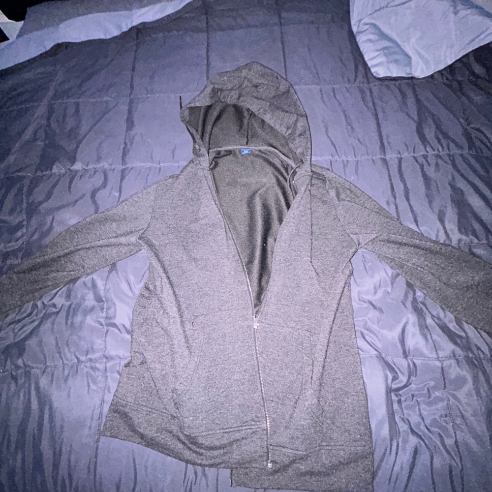 Black George zip up hoodie